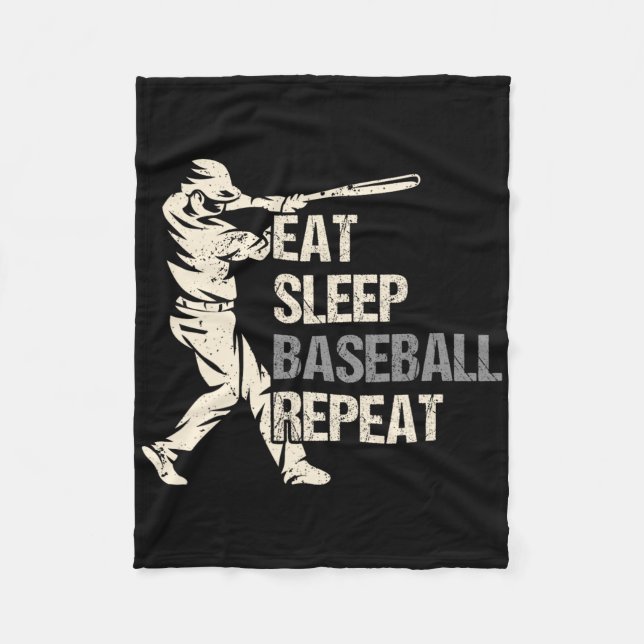 Eat Sleep Sell Repeat Funny Sell Player  Fleece Blanket (Front)