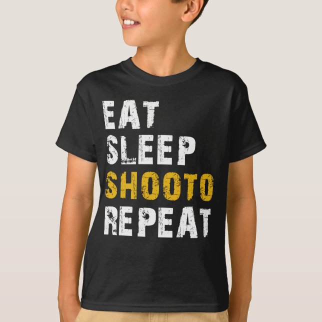 eat sleep Shooto T-Shirt (Front)