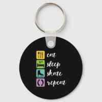 Eat Sleep Skate Funny Figure Skaters Ice Skating