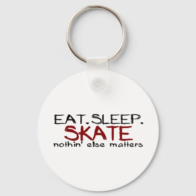 Eat Sleep Skate Keychain (Front)