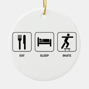 Eat Sleep Skate Ornament