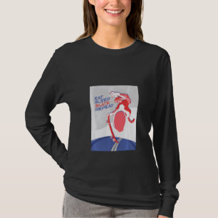 Eat Sleep Skate Repeat Leopard Typography Street S T-Shirt
