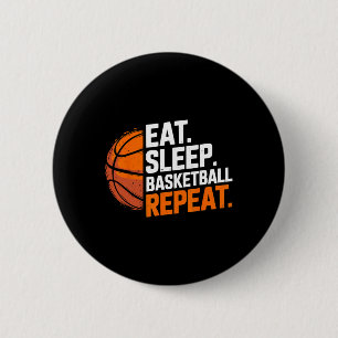 Eat Sleep Sketll Repeat 2  Inch Round Button