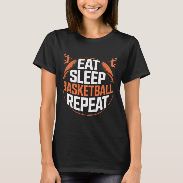 Eat Sleep Sketll Repeat  T-Shirt (Front)