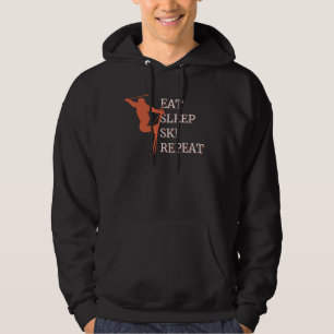 Eat Sleep Ski Repeat Hoodie