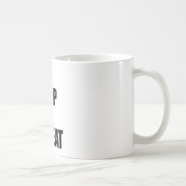 Eat Sleep Ski Repeat Winter Mountains Skiing Lodge Coffee Mug (Right)
