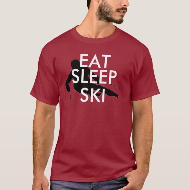Eat, Sleep, Ski T-Shirt (Front)