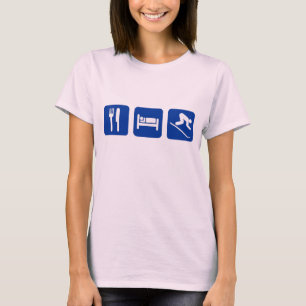 Eat, Sleep Skiing T-Shirt