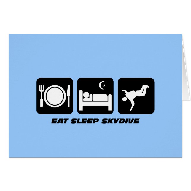 eat sleep skydive (Front Horizontal)