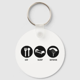 Eat Sleep SkyDive Keychain
