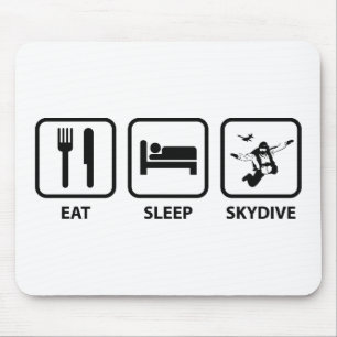 Eat Sleep Skydive Mouse Pad