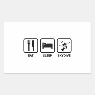 Eat Sleep Skydive Sticker