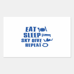 Eat sleep Skye dive Sticker
