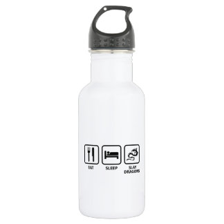 Eat Sleep Slay Dragons 532 Ml Water Bottle