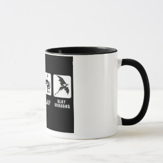 Eat, Sleep, Slay Dragons. Mug