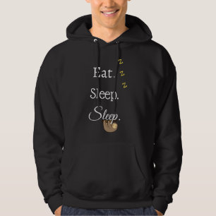 Eat Sleep Sleep Funny Sloth Hoodie