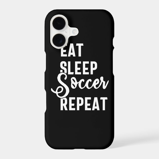eat sleep soccer repeat (Back)