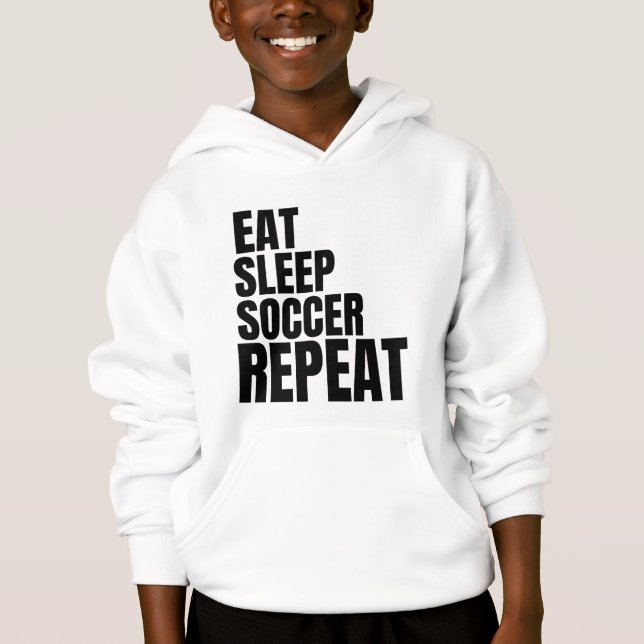 eat sleep soccer repeat (Front)
