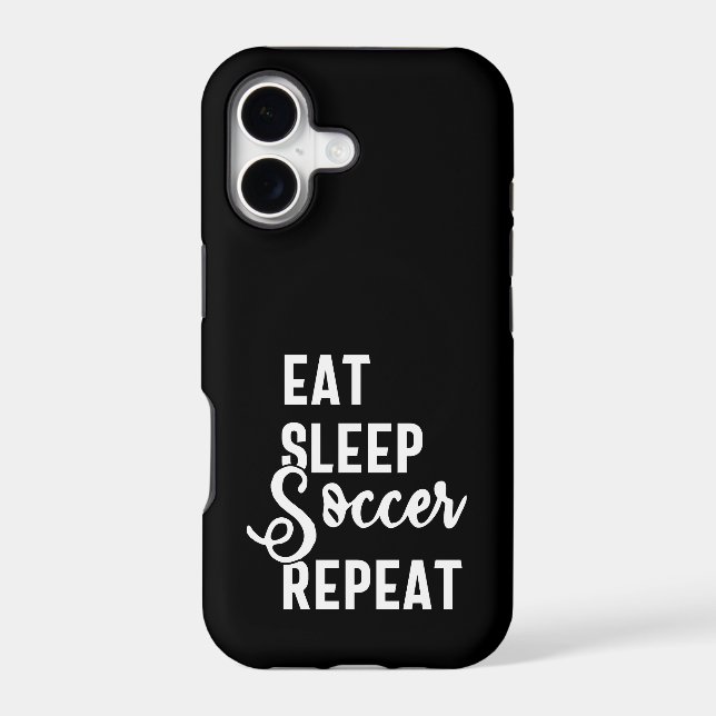 eat sleep soccer repeat (Back)