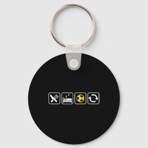Eat Sleep Soccer Repeat Fun Apparel For Soccer Lov Keychain