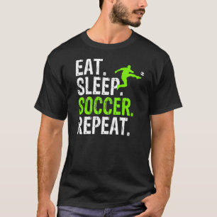 Eat Sleep Soccer Repeat - Soccer Graphic Premium T-Shirt