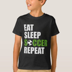 Eat Sleep Soccer Repeat Soccer Player Gift Shirt