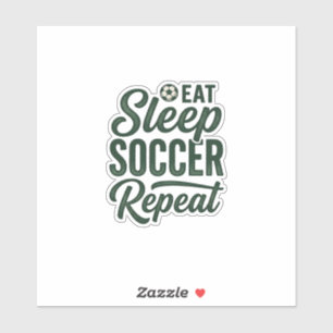 Eat Sleep Soccer Repeat Vintage Shirt Design_1