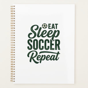 Eat Sleep Soccer Repeat Vintage Shirt Design_1 Planner