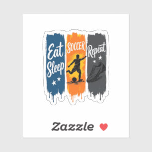 Eat Sleep Soccer Repeat Vintage Soccer Shirt Desig