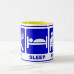 EAT SLEEP STUDY Two-Tone COFFEE MUG<br><div class="desc">Study skills are strategies and methods of purposeful learning,  usually centred around reading and writing. Effective study skills are considered essential for students to acquire good grades in school,  and are useful in general to improve learning throughout one's life,  in support of career and other interests.</div>