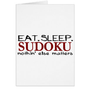Eat Sleep Sudoku