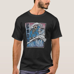 Eat Sleep Surf Skeleton Surfer Surfboard Surfing T-Shirt