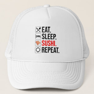 Eat. Sleep. Sushi. Repeat Trucker Hat