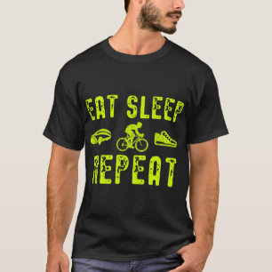 Eat Sleep Swim Bike Run Repeat T-Shirt