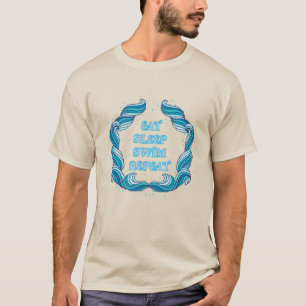 Eat. Sleep. Swim. Repeat T-Shirt