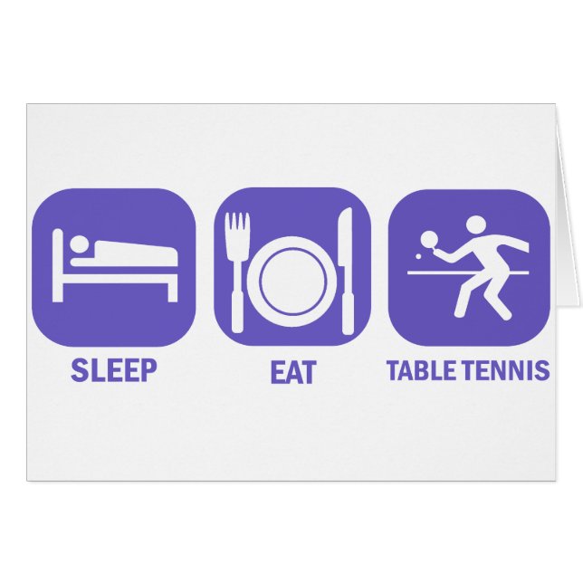 eat sleep table tennis (Front Horizontal)
