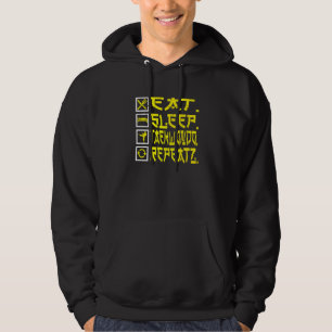 Eat Sleep Taekwondo Repeat Taekwondo Hoodie