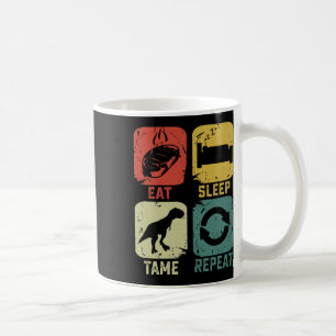 Eat Sleep Tame Repeat Dinosaur Gaming Geek Funny G Coffee Mug