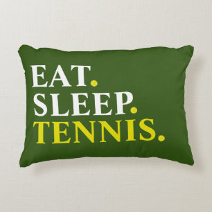 Eat Sleep Tennis Accent Pillow