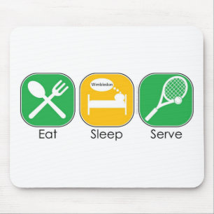 Eat Sleep Tennis Mouse Pad