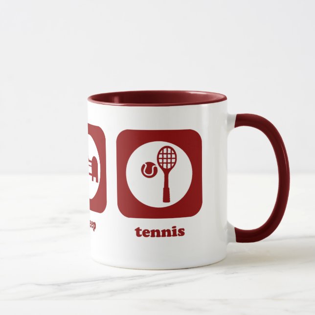 Eat. Sleep. Tennis. Mug (Right)