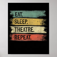 Eat Sleep Theatre Repeat Theatre Tech Gifts Actor