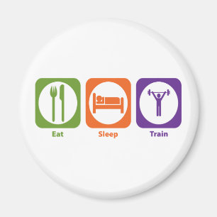 Eat Sleep Train Magnet