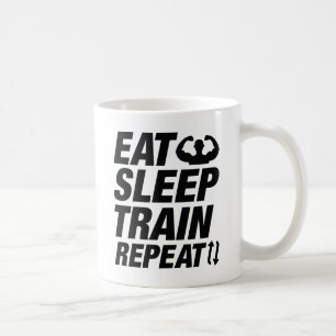 Eat Sleep Train Repeat Coffee Mug