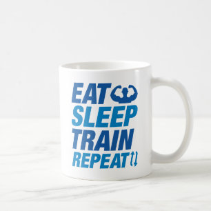 Eat Sleep Train Repeat Coffee Mug