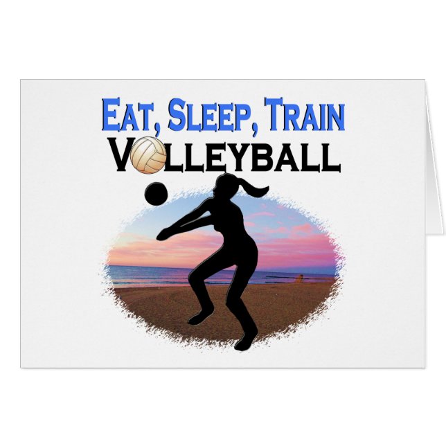 EAT, SLEEP, TRAIN VOLLEYBALL (Front Horizontal)