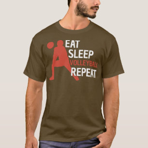 Eat Sleep Volleyball Repeat T-Shirt