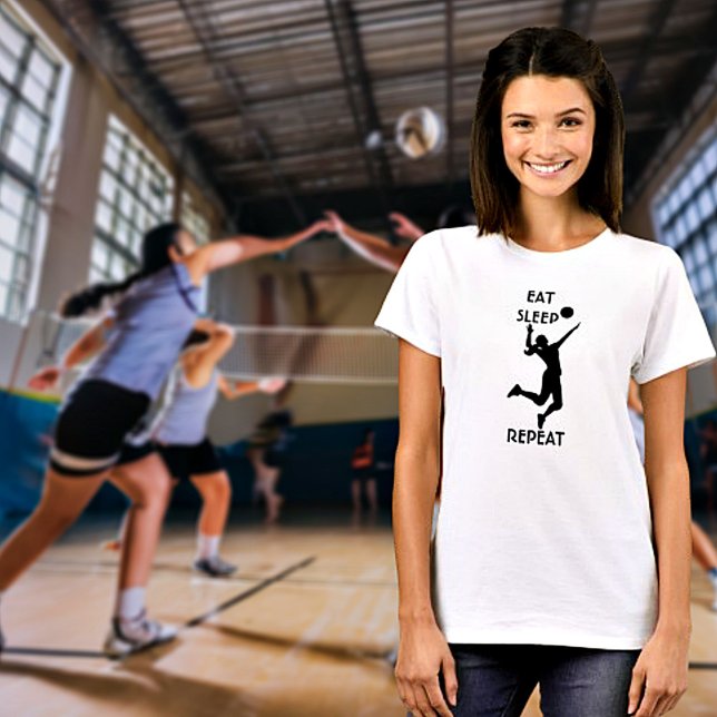 Eat Sleep Volleyball Repeat T-Shirt (Creator Uploaded)