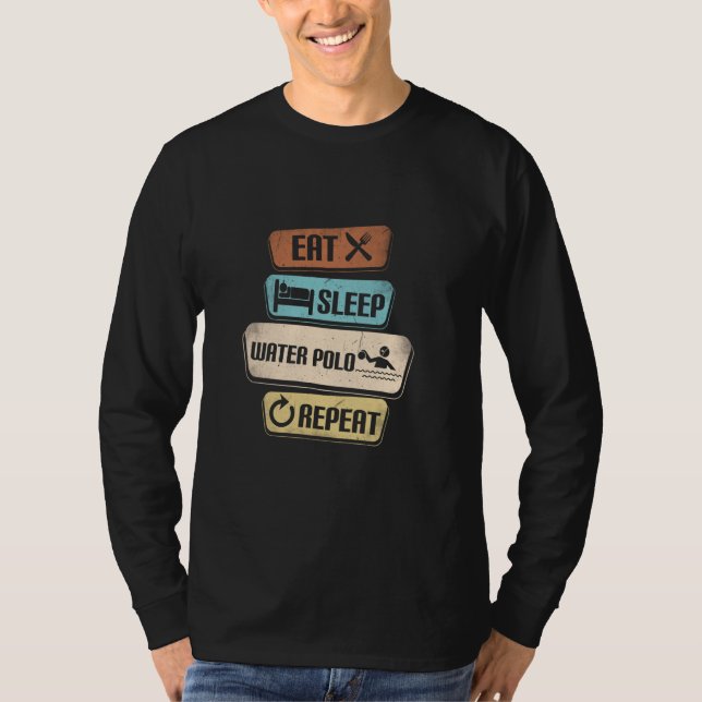 Eat Sleep Water Polo Repeat Funny Water Polo (Front)