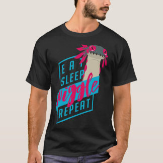 Eat. Sleep. WIGGLE. Repeat. - Monster Hunter Desig T-Shirt